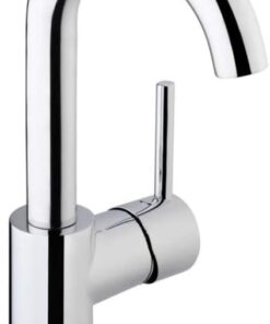 Minimax S A41999 Döner Borulu Lavabo Bataryası, 9 L/DK Akış Hızı, 10 x 10 x 10 cm, Krom