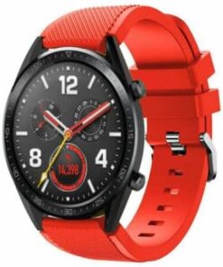Kordon Kayış Silikon Tırtıklı Kırmızı watch GT2 Pro GT 2e GT 42mm GT 46mm GT2 46mm Watch 2 Honor Watch 2 42mm Watch SE watch GS PRO Magic Watch2 46mm Magicwatch 1 watch Dream ile Uyumlu ürün
