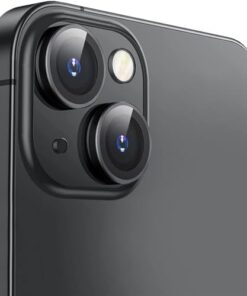 iphone 15 6.1 inc 15 plus 6.7 Kamera Koruma Lensi Alüminyum Çerçeveli Safir 9H Cam iphone 15-15 plus siyah lens