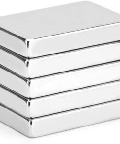 Magneteksan 30x20x5 mm Neodyum Dikdörtgen Güçlü Mıknatıs (5 Adet Set)
