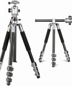 HT-T03 Çok Fonksiyonlu 360 Crossbar Tripod Profesyonel Yatak Dikey Panaromik Başlı Tripod Makro Hassas 160 Cm
