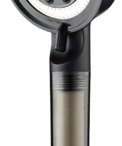 Turbo Filtreli Duş Başlığı, Yüksek Basınçlı Filtreli El Duşu, 5 Fonksiyonlu Filtreli Duş Başlığı, Filtreli El Duşu (Black)