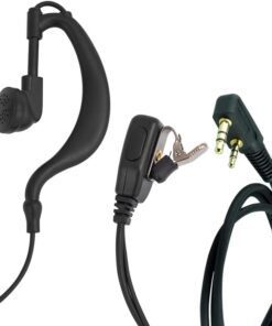 PMR Telsiz Kulaklığı Arkalıklı (Aselsan A446 ve WLN PMR-446 uyumlu)
