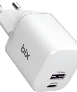 SV35 Gan 33W USB-A SuperVOOC 2.0 + 35W PD Type-C Girişli Çift Bağlantı Noktalı, Oppo Reno 7/6/X3/Find X5/Find N/K10 Pro/A96, Realme GT/GT2/GT NEO/Q3/Q5, iPhoneiPad, Samsung