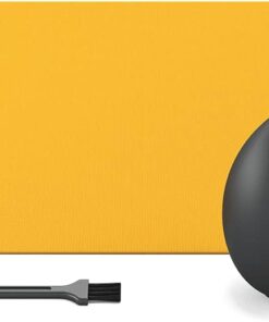 PC Gaming Race Klavye Temizleme Seti - Mekanik Klavye Temizleme Seti Sarı Antibakteriyel Mikrofiber Kumaş, Siyah Toz Üfleyici