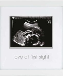 İlk Görüşte Aşk Sonogram Resim Çerçevesi, Hamilelik Hatırası Fotoğraf Çerçevesi, Cinsiyetsiz Bebek Odası Dekoru, Anneler Günü Aksesuarı, Beyaz