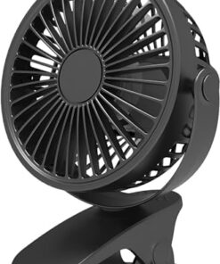 Sıkıştırmalı Şarj Edilebilir 3 Kademe Taşınabilir Kıskaçlı Mini Fan Sessiz Vantilatör Soğutma