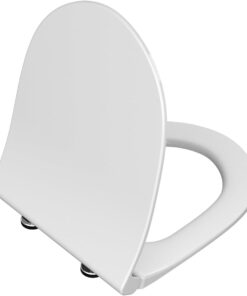 Sento 120-003R009 Yavaş Kapanır Slim Klozet Kapağı, Duroplast, Beyaz