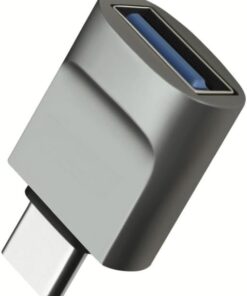 3. 2.0 To Type C Cep Telefonu Otg Çevirici (TYPE C Yİ USB GİRİŞİNE DÖNÜŞTÜRÜCÜ APARAT) (1, Gri)