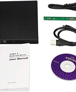 USB Sata Harici 9.5mm DVD RW Writer Kutusu External Slim Harici Caddy Kutu 5114