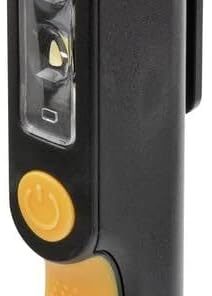 LED lamba/kullanışlı LED pil Clipleuchte (çalışma lambası Akkubetrieben, dahil dönebilen Clip mıknatıslı) renk: siyah/sarı, 1 adet, 1175890
