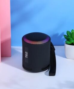 LED Bluetooth 5.3 TWS Çift Hoparlör Bağlantılı RGB Işıklı Taşınabilir Wireless Hoparlör (Karışık Renk)