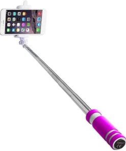 AD-S30 Kablolu Pembe Kablolu Selfi Çubuğu