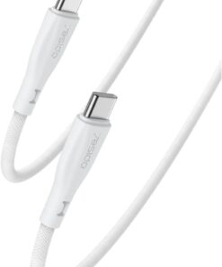 1.2M 60W Type-C to Type-C PD Hızlı Şarj Kablosu - Beyaz