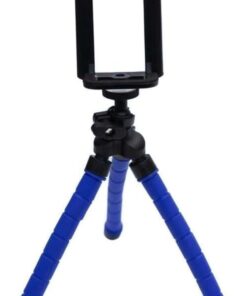Esnek Ahtapod Tripod Telefon Tutucu Mavi