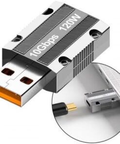 Polham 120W 10Gpbs USB To Type C Çevirici Dönüştürücü Adaptör, OTG Dönüştürücü, Ultra Dayanıklı