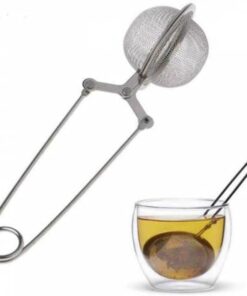 Bitki Çayı Demleme Süzgeci Saplı Maşalı Çay Filtresi