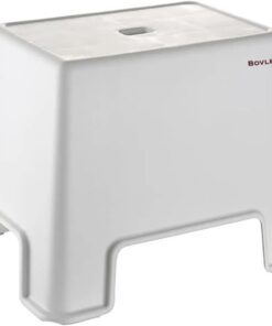 Banyo Taburesi - 150 kg Taşıma Kapasiteli Kaydırmaz Banyo Taburesi - Çocuk Taburesi - Basamak Tabure - 1. Sınıf Sert Plastik 21.5x 30 x 32 cm