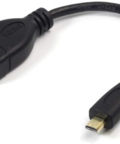 Micro HDMI to HDMI Çevirici Görüntü ve Ses Aktarım Kablosu 15 cm 5139