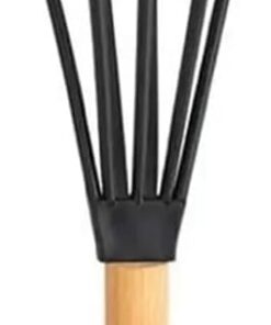 Saplı Mutfak Çırpıcısı, 29 cm, Isıya Dayanıklı Yanmaz Yapışmaz Çırpma TeliPlastik