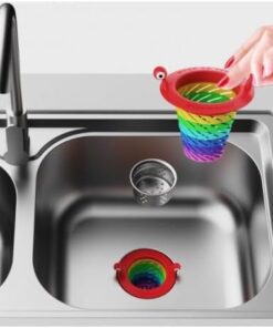 Kademeli Lavabo Süzgeci, Renkli Lavabo, Evye Süzgeci Gider Koruyucu