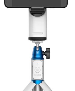 VK-2W Mobil Gimbal + Çok Fonksiyonlu Masa Üstü Tripod Seti (Beyaz)