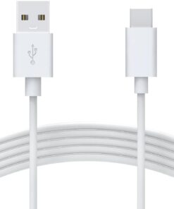 Omars USB Type-C 3A Hızlı Şarj ve Data Kablosu Beyaz 1 Metre