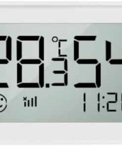 Zigbee LCD Ekranlı Sıcaklık ve Nem Sensörü (Tuya, Smart Life, Home Assistant, Zigbee2MQTT Uyumlu)