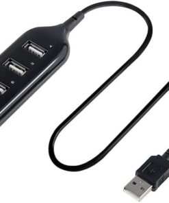 Port USB Çoğaltıcı Çoklayıcı Hub USB 2.0 Çoklama PC Laptop - Siyah