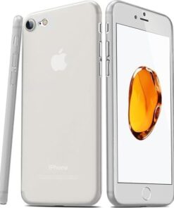6 Plus/iPhone 6S Plus Uyumlu Sert Rubber Silikon Kılıf (Şeffaf)