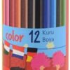 color - Kuru Boya Kalemi - 12'li Plastik Tüp