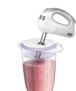 Kapaklı Mikser Blender Kabı 1 Litre Sıçratmayan Çırpma Mikser Kabı, Kapaklı Çırma Kabı [Asorti]