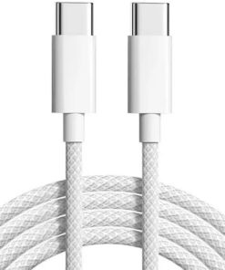 Plus PX-AP15 Örgülü Iphone 15 Şarj Kablosu, Type C to Type C Şarj Data Kablo, Iphone 33W Type C Şarj Kablosu