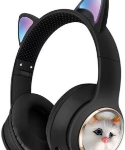 Wireless 5.3 Stereo Kedili Kulak Üstü Bluetooth Kulaklık Siyah BLT-45