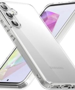 Galaxy A55 ile Uyumlu Şeffaf ve Sararmaya Dayanıklı Silikon Kılıf, Extra İnce ve Yumuşak Model (Galaxy A55)