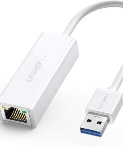 USB 3.0 to RJ45 Gigabit Ethernet Dönüştürücü Adaptör Beyaz