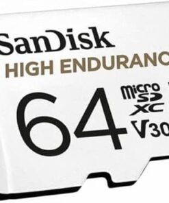 High Endurance microSDXC Hafıza Kartı 64 GB + Adaptör (Dash Camları ve Özel Güvenlik Kameraları için, 100 MB/s Okuma, Full HD ve 4K Videolar için V30)