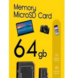 64 Gb Micro Sd 130 Mb/sn Siyah Hafıza Kartı Telefon Kamera Tablet FD-7 86831400882388