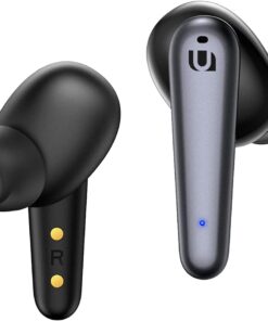 HiTune T1 Bluetooth Kulak İçi Kulaklık, 24 Saat Çalma, 4 Mikrofon, Daha Net Aramalar için ENC Gürültü Engelleme, 6mm Grafik Sürücüsü (Siyah)