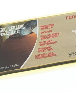 Seramik KİL Hamuru,Kırmızı/TerraCotta 1000 gr(1 KG) Fırınlamaya Gerek Olmayan Güzel Sanatlar Figür heykel Modelleme Oyun ve Montessori sınıfları için toksik olmayan doğal Kil