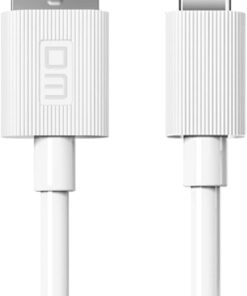 SL015 USB to Type-C 5A Hızlı Şarj ve Data Kablosu Beyaz 1 Metre