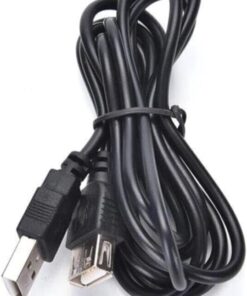 4531 USB Dişi Erkek Uzatma Kablosu 3 Metre, Siyah