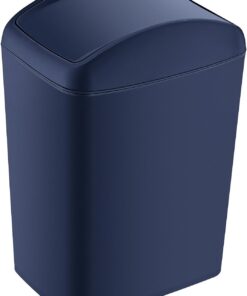 Soft Çöp Kutusu Döner Kapak 5 LT LACİVERT