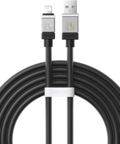 CoolPlay Serisi Hızlı Şarj Kablosu USB to iP 2.4A, 2m, Siyah