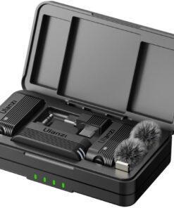 A100 İkili Kablosuz Yaka Mikrofonu (Type-C ve 3.5mm TRS)