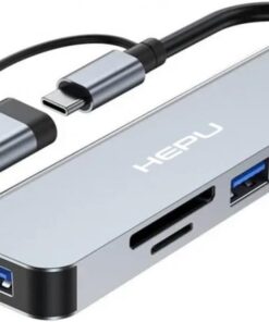 USB-C Hub 5 in 1 Alüminyum Type C Hub Multiport Adaptör