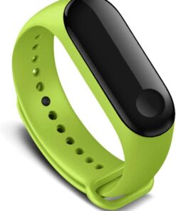 Mi Band 3 - Mi Band 4 Akıllı Bileklik Kordon Kayış (Fıstık Yeşili)