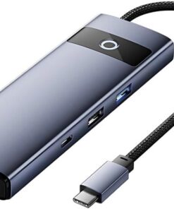 Jasoz Multiport PD 100W 8in1 Type-C to Dönüştürücü Hub Type-C to Rj45 HDMI4K@30Hz USB3.0 SD/TF