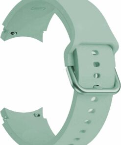 Samsung Galaxy Watch 4 Classic 42mm Kordon Solid Silicone Band Açık Yeşil
