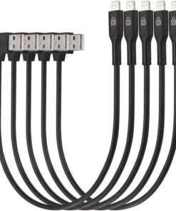 Lade-Senkronizasyon USB Lightning – 5 adet siyah
